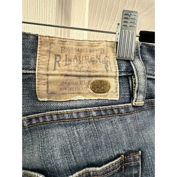 Ralph Lauren Blue Label Skinny Jeans Women Distressed Style 90s Y2K Style - Picture 2 of 4